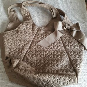 American Eagle Outfitters quilted weekender bag